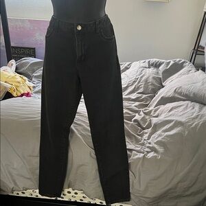 d. jeans Women's Straight Leg Black Jeans